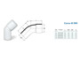 Imagen de CONEXION CODO 45° MH 63MM PVC CEMENTADO